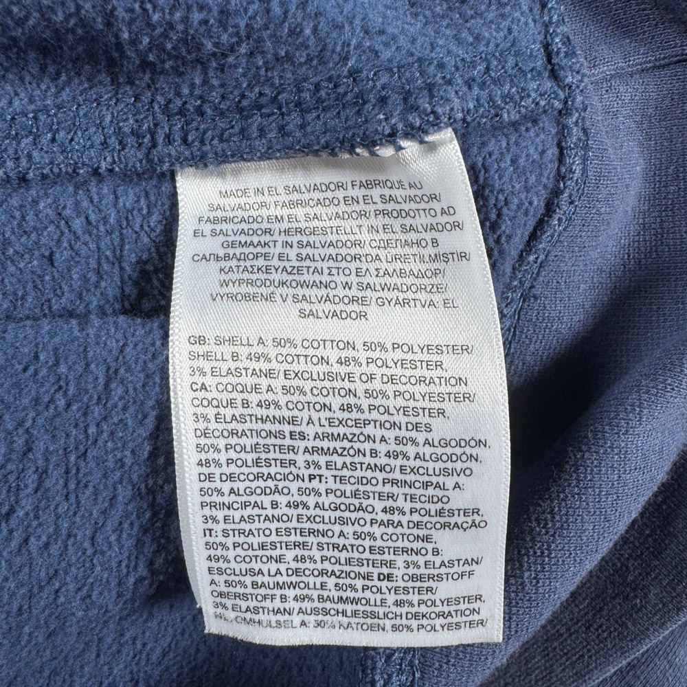 The North Face Womens Heritage Patch Crewneck Sweatshirt Blue Small NF0A52ZY - Picture 7 of 9